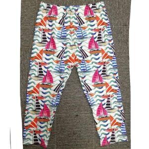 Sailboat Capri Leggings 